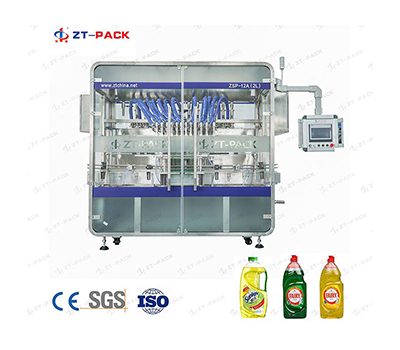 Llenadora de servo pistón de detergente líquido (50-5000ml)